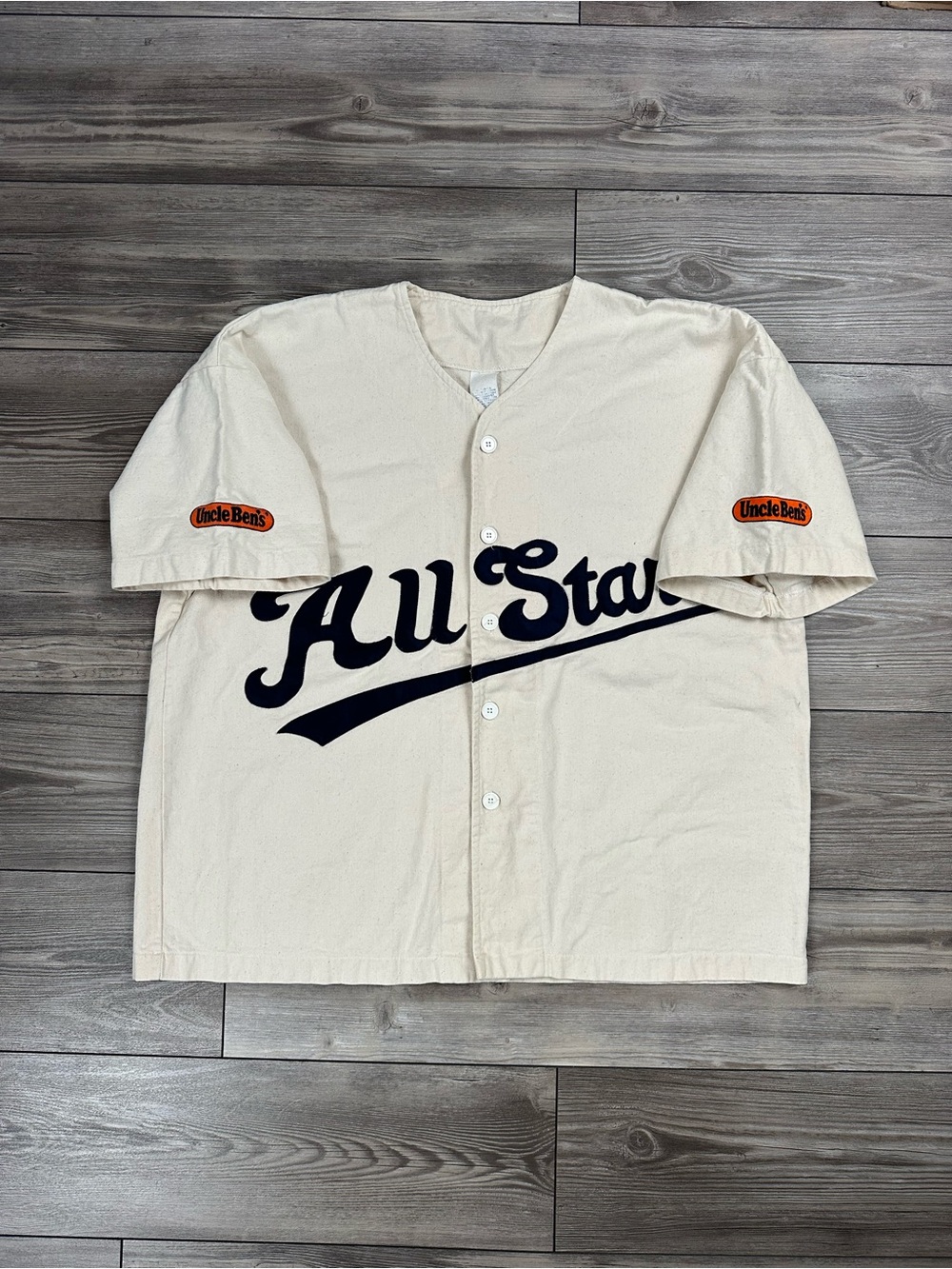 Vintage 90’s All-Star Baseball Shirt Jersey Uncle Bens